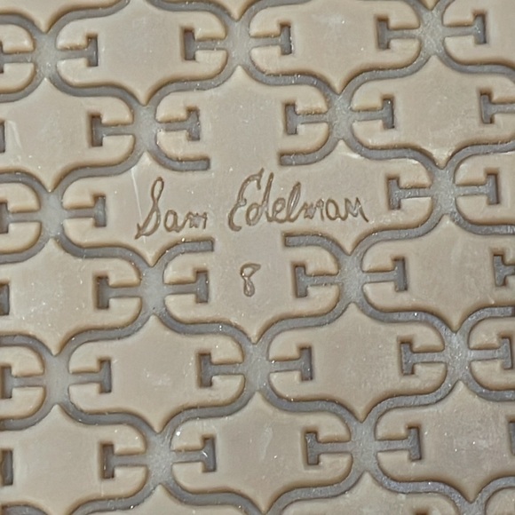 New Sam Edelman Naomi Strappy Thong Sandals Yellow Summer Beach Sz 8 - Picture 14 of 15